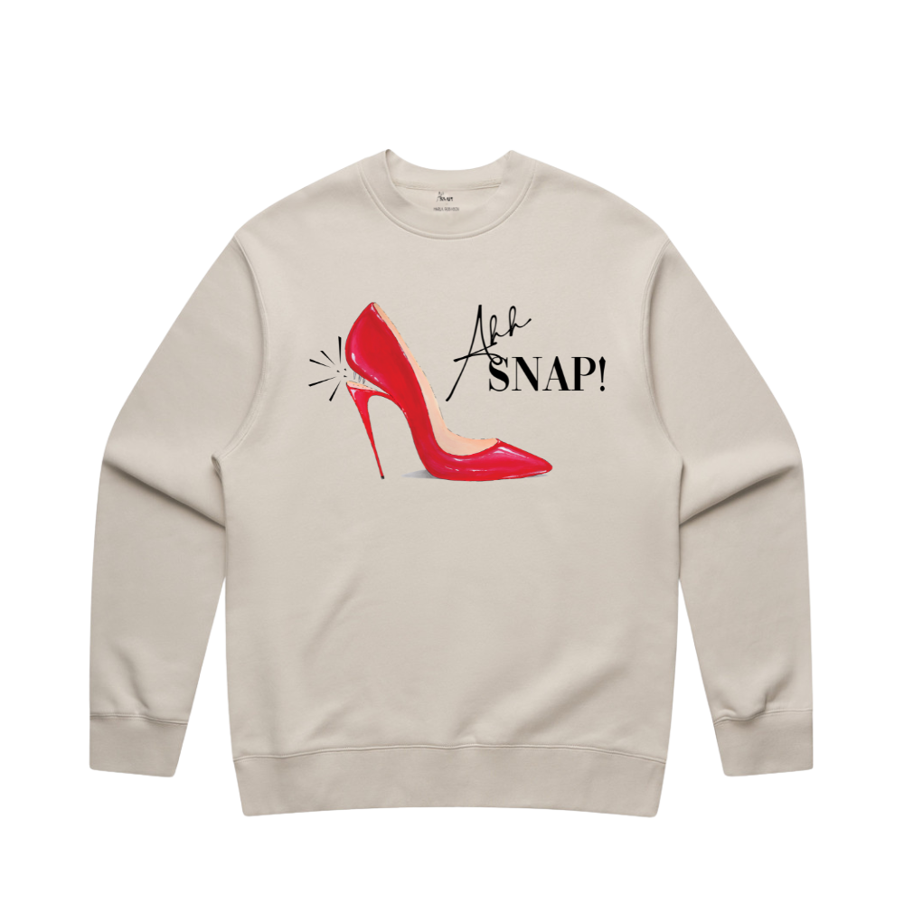 SWEATSHIRT - AHH SNAP! PUMP - NATURAL