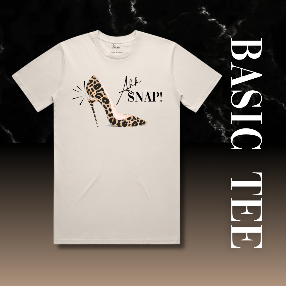 BASIC T-SHIRT - AHH SNAP! HIGH HEEL PUMP