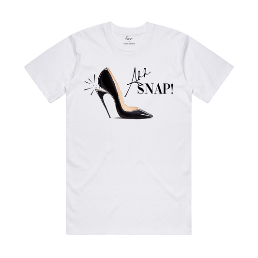 AHH SNAP! PUMP - BASIC T-SHIRT - WHITE